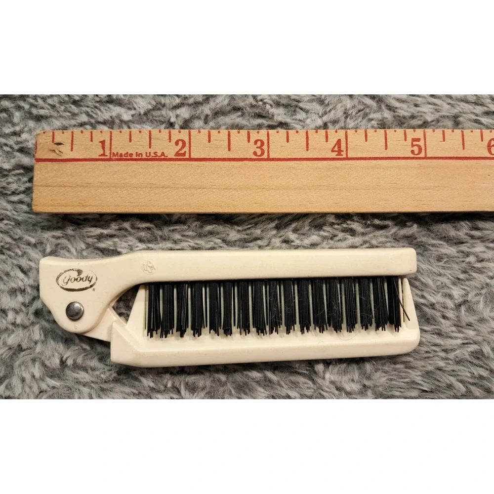 Lot VTG Combs USA Plastic Goody Stanley Foldable Unbreakable Folding 80s 90s